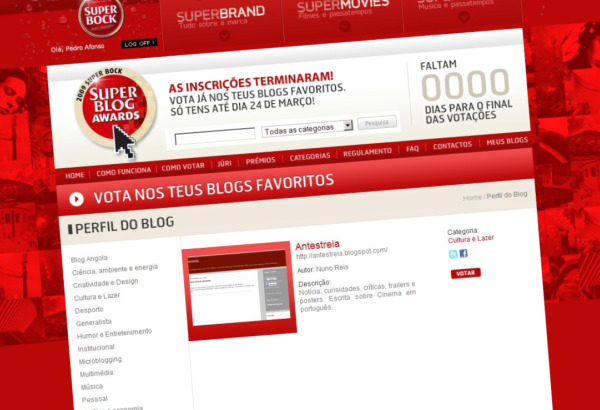  Super Blog Awards   Apelo ao Voto no Antestreia.