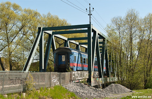 Järnvägsbron över Fyrisån, fackverkskonstruktion 2011