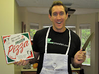 Jason Sadler (www.iwearyourshirt.com) prepares to cook with the Mama Says, "No More Frozen Pizza!" recipe collection. Jason Sadler (www.iwearyourshirt.com) prepares to cook with the Mama Says, "No More Frozen Pizza!" recipe collection.