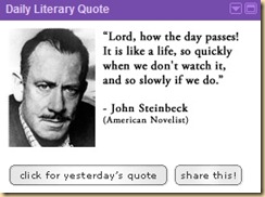 Steinbeck Fast then Slowly Steinbeck Fast then Slowly