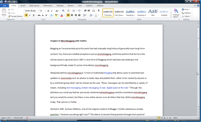 Word 2010 a