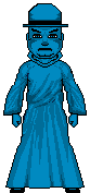 Blue Snowman