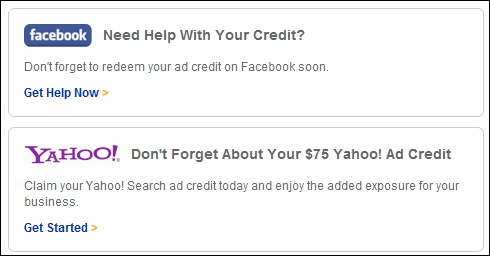 Facebook advertising credits coupons