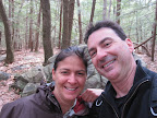 Stacy and Lou hiking at Agamenticus Mt. in York, ME. Thanks for being a trooper Lou and taking me hiking!