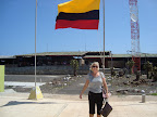 Lyn arriving at Baltra airport