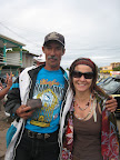 Manuel (super nice and helpful) & Stacy at the dock in Bluefields