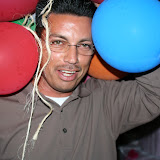 Ernesto is ready for the party