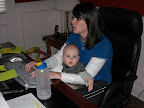 Dad, save me, I don't want to help mom, I want to play!
