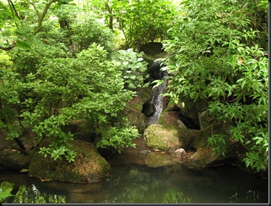 Japanese Garden - Waterfall - Portland - OR