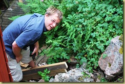 Niklas fixed the outdoor Stair