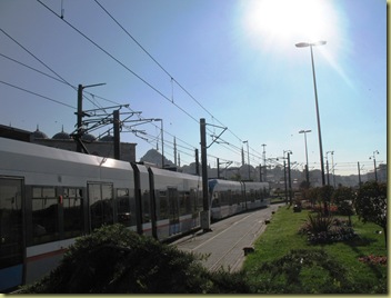 Istanbul Tram at Kabotas