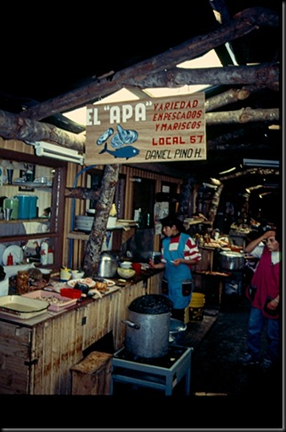 Puerto Montt - restaurantkjøkken Puerto Montt - restaurantkjøkken