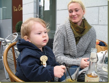 2011-05-19 Mother and Son at Cafe