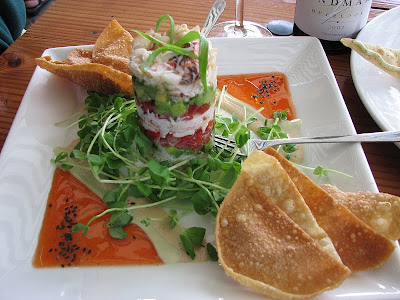 The crab tower - probably one of the most photographed appetizers in Park City.