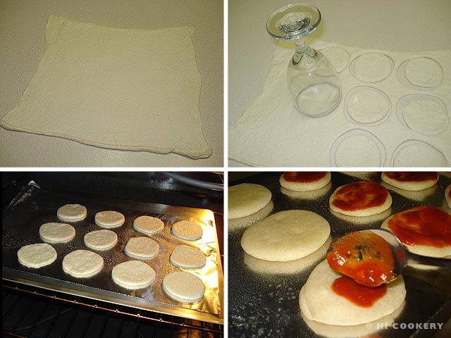 Mini Pepperoni Pizzas