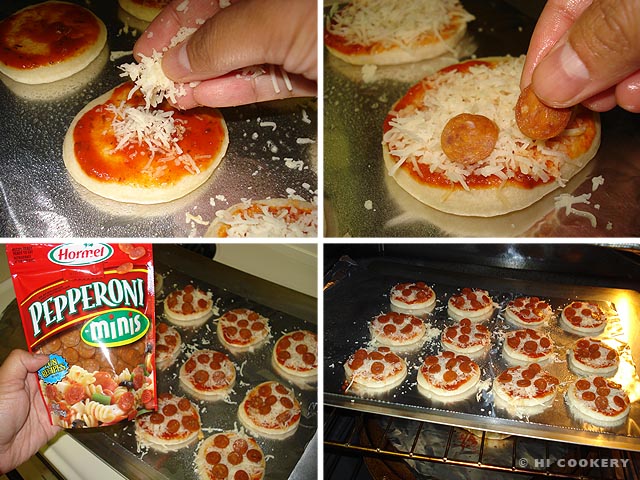 Mini Pepperoni Pizzas