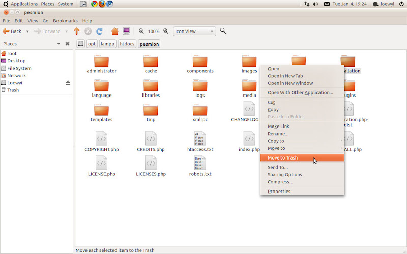 Installation Folder Delete
