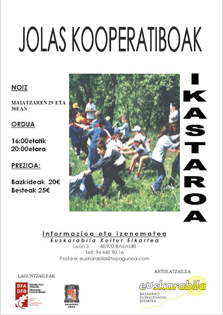 Ikastaroa: Jolas kooperatiboak Ikastaroa: Jolas kooperatiboak
