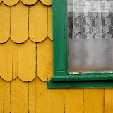 These wooden shingles are typical of the Chiloe area