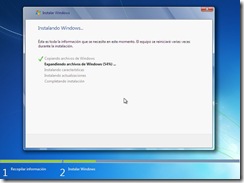 7 - Copiando archivos Instalacion Windows 7