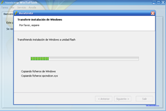 Transfiriendo archivos win to flash