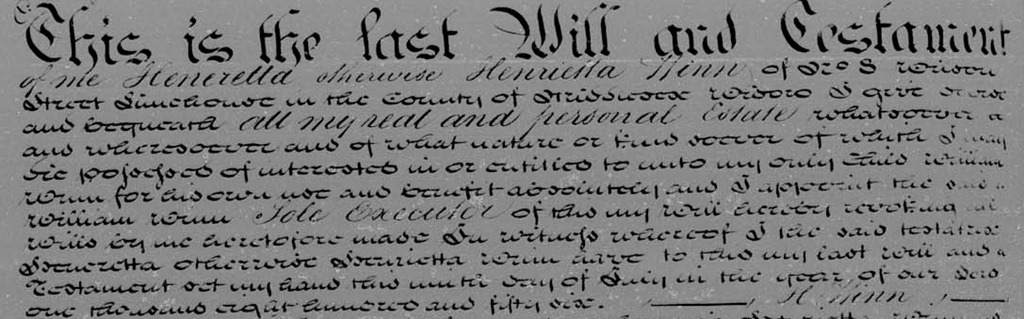 [Henrietta Winn's will, 1856[5].jpg]