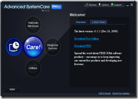 Advance System Care Software