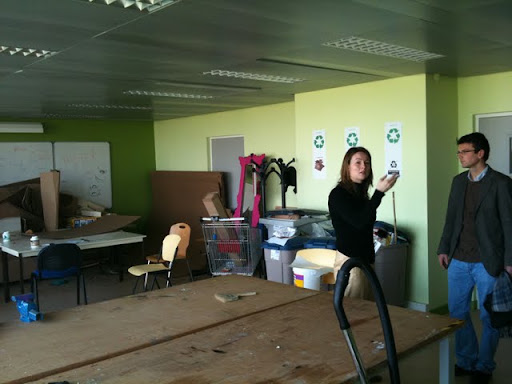 Salle du lab Innovation de l'ENPC