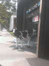 Dezignz Rollerblading Cow