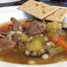 Beef Barley Mushroom Soup