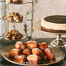 Cinnamon Honey Doughnuts with Raspberry Jam