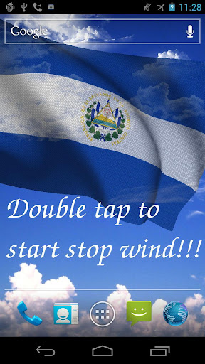 3D El Salvador Flag +