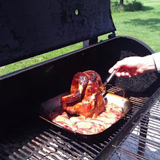 Cajun Smoked Beer Can Chicken