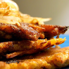 Curried Sweet Potato Latkes