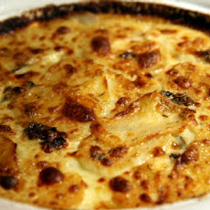 Potato Gratin with White Cheddar Cheese