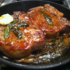 Sage and Walnut Roasted Porkchop