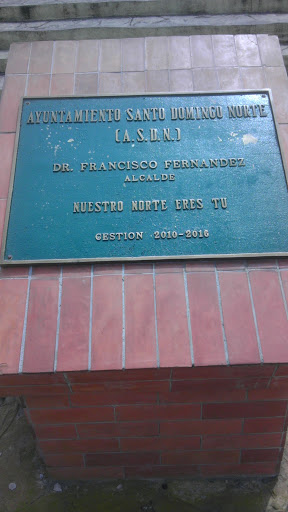 Placa Conmemorativa Parque Francisco Del Rosario Sánchez
