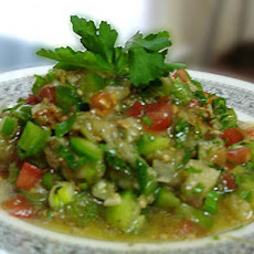 Lebanese Eggplant Salad - (Salatit El Batinjan)