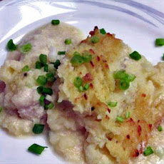 Irish Cod Pie Topped With Mashed Potatoes