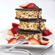 Ice Cream Sandwich with Strawberries