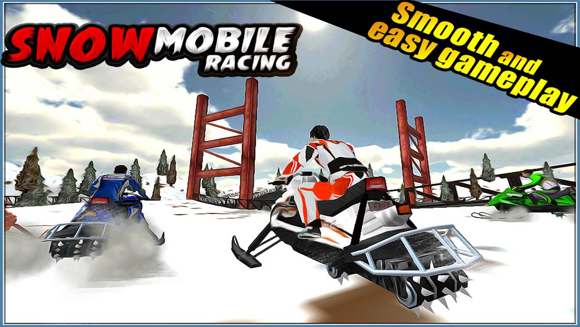Android application SnowMobile Racing 3D screenshort