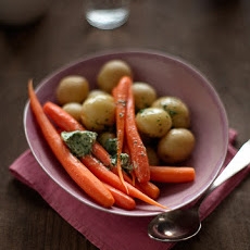 Steamed Potatoes and Carrots with Tarragon Butter