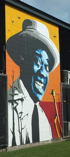 Louis Armstrong Jazz Mural