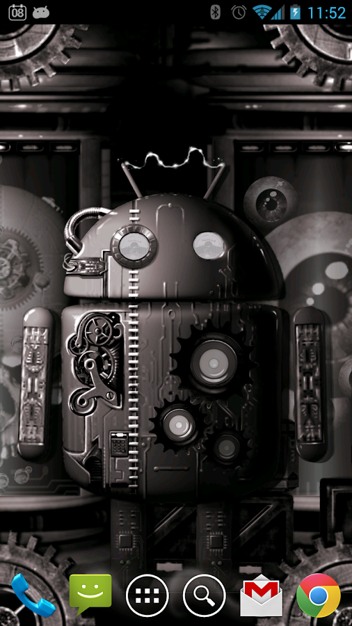    Steampunk Droid Fear Lab LWP- screenshot  