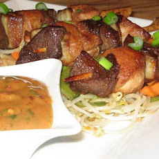 Spicy Beef Satay With Peanut Sauce