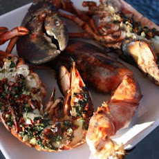 Grilled Lobsters With Italian-Style Stuffing