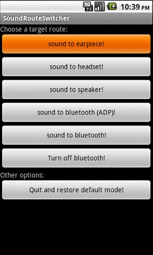 Sound Route Switcher Bluetooth