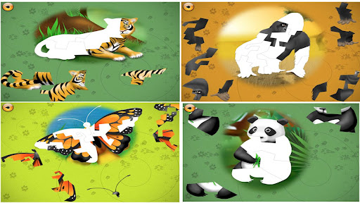 Dieren Leren met Puzzels