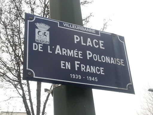 Place de L'armée Polonaise en France 1939-1945