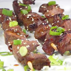 Hoisin-Ginger Beef Skewers